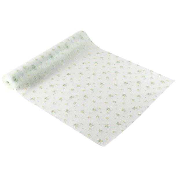 Pisexur Batería de cocina Revestimientos para refrigerador, tapetes para refrigerador, revestimiento para estantes, diseño floral, revestimiento para cajones de gabin para la cocina del hogar