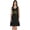 Black (Gold Glitter), variant on Jesus Is My Vaccine T-Shirt Funny Pro Vaccine Summer Scoop Neck Dresses