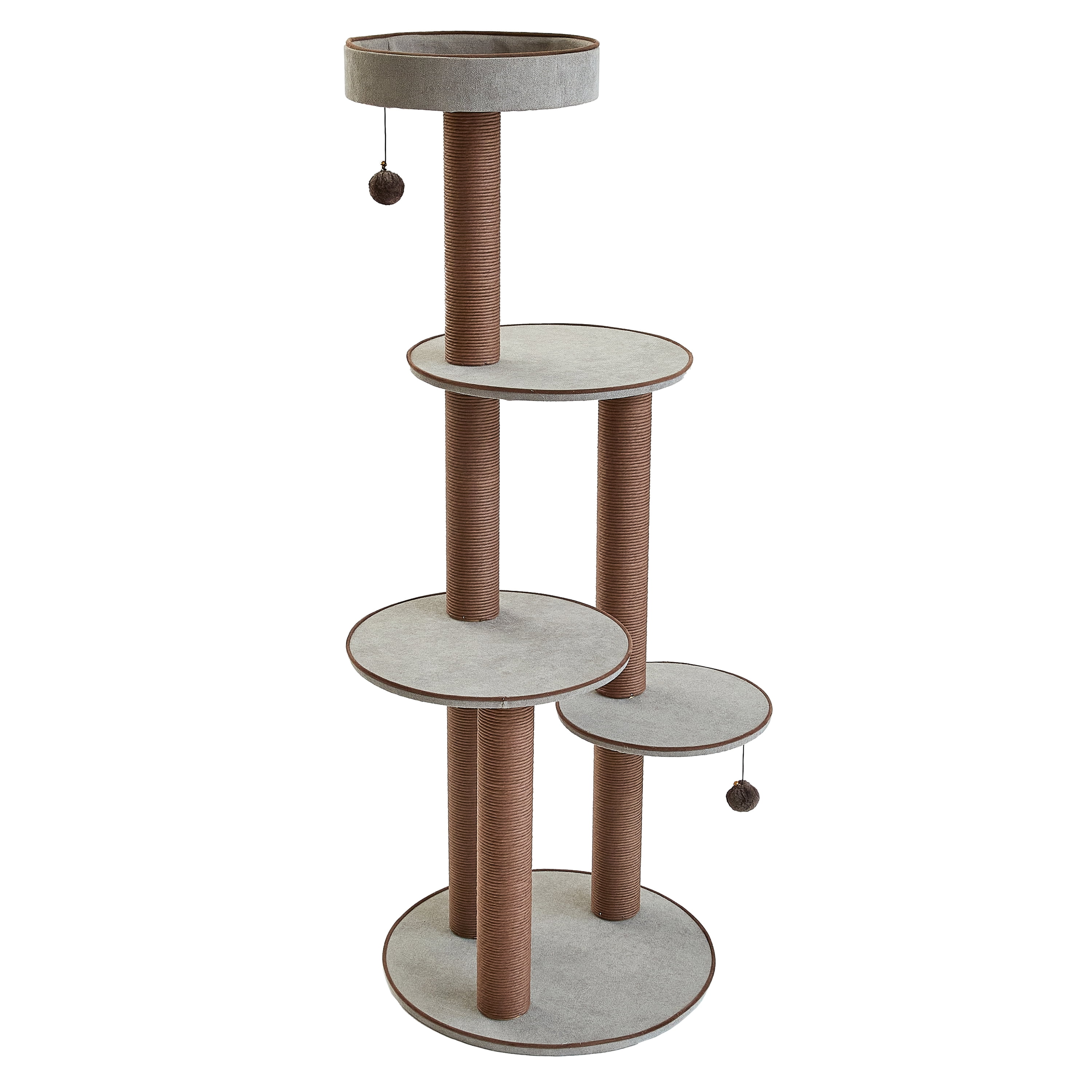 Two by Two Pine 59-inch Deluxe Cat Tower and Playground