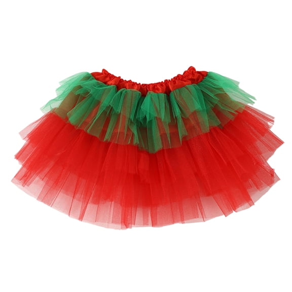 YOUYEDIAN Girls Tutu Skirt Tulle Skirt Ballet Dance Dress Princess Skirt for Toddler Girls (Red, One Size)