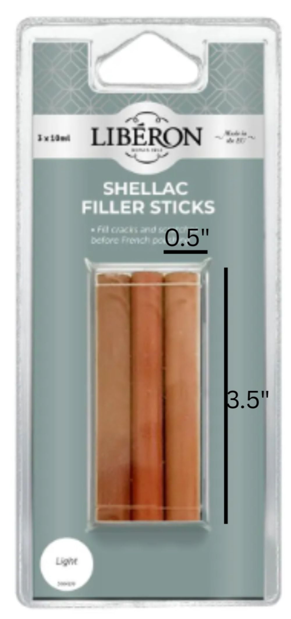 Liberon: Shellac Filler Sticks - Dark Wood Tones