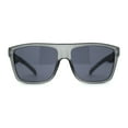 thumbnail image 2 of Kush Flat Top Horn Sport Plastic Sunglasses Slate, 2 of 4