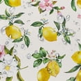 thumbnail image 3 of Outdoor Tablecloth with Umbrella Hole 60x84inch,Floral Lemon Outdoor Zipper Tablecloth, Waterproof Wrinkle Resistant Washable Rectangular Tablecloth for Picnics, Party, Camping and BBQ, 3 of 6