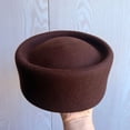 thumbnail image 2 of Jiibva Pillbox Hat Top Hat Millinery Fascinator Base Hat for Women Casual Wear Western Fedoras Hostesses Wear, 2 of 7
