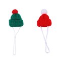 thumbnail image 3 of Conjunto de gorro y bufanda navideños para hámster, accesorios festivos, gorro pequeño para mascotas, suave y cómodo, suministros para mascotas., 3 of 3