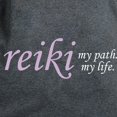 thumbnail image 3 of CafePress - Reiki. My Path. My Life. Women's Dark T Shirt - Women's Traditional Fit Dark T-Shirt, 3 of 4