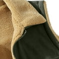 thumbnail image 4 of OGLCCG Mens Winter Vests Outerwear Sleeveless Warm Fleece Lined Sherpa Vest Casual Solid Color Thick Vest Jacket with Pockets, 4 of 7