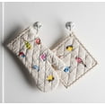 thumbnail image 2 of Maison d' Hermine Birdies on Wire 2 Piece Oven Mitt & Potholder Set, 2 of 5