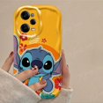 thumbnail image 3 of Cartoon Disney Stitch 3D Wave Case For Xiaomi Redmi 12 12C 12R 11A 13C 10 10C 10X 9 Power 9A 9C 9T 8 K70E K70 K60 K50 Pro Cover, 3 of 5