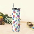 thumbnail image 2 of Pineapple Gifts for Women, Pineapple Tumbler with Lid and Straw, Pineapple Tumbler Cup, Pineapple Cups, Pineapple Mug, Colorful Pineapple Gifts, 20oz Insulated Tumbler for Pineapple Lover, 2 of 6