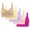 Hot Pink, variant on Women's Workout Sports Bra Ultra-Comfort Wireless Seamless Racerback Bra Breathable Light Lift Tank Style 5-Pack Black S-4XL