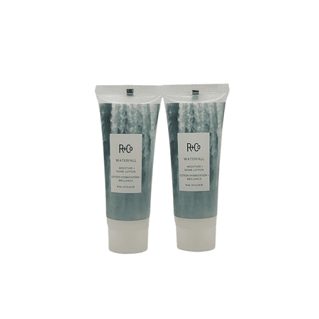2 Pack, R+Co Waterfall Moisture + Shine Lotion 0.5 oz