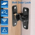 thumbnail image 3 of Bgsha Sliding Gate Barn Door Lock Hook Latch Bolt Stainless Steel for Window Cabinet, 3 of 9