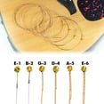 thumbnail image 4 of Juego de 6 cuerdas para guitarra acústica con núcleo hexagonal y recubrimiento protector - Tensión suave NA-G1, 4 of 6