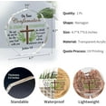 thumbnail image 2 of Acrylic Plaque Christian Confirmation Gifts for Teenage Boys, Gifts for Catholic Confirmation Religious Confirmation Gifts for Boys/Men, 2 of 6