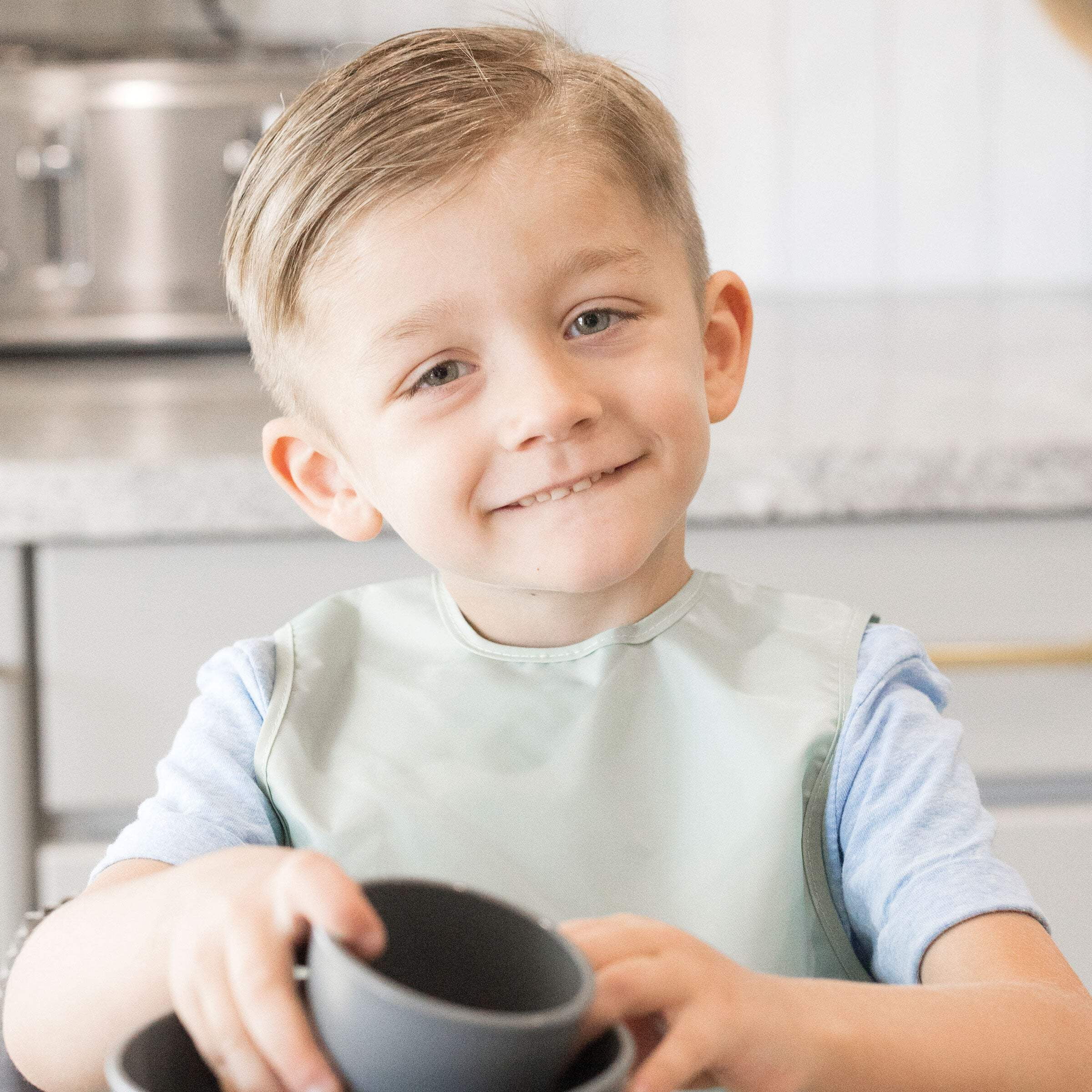 Mess-proof Apron Bibs - 2 Pack Sets for Babies and Toddlers