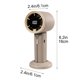 thumbnail image 3 of Mini ventilador portátil recargable por USB con pantalla digital – 6 velocidades, base desmontable, portátil para viajes, exteriores, oficina y escritorio., 3 of 6