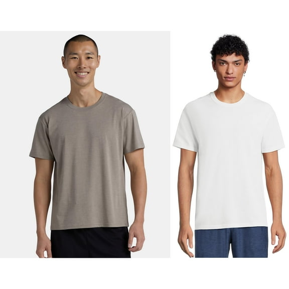 Athletic Works Men's and Big Men's Tri Blend Tee, Sizes XS-4XLT