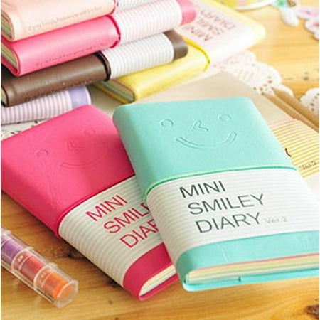 - Cute Charming Mini Portable Smile Smiley Paper Diary Notebook Memo Note Book