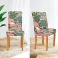 thumbnail image 3 of Yayeee 4 Pack Dining Chair Covers Stretch Parson Chairs Slipcovers Seat Protector, Pink and White Cat, 3 of 6