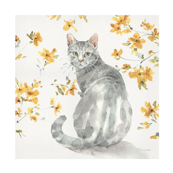 Lisa Audit 'Happy Yellow 14B' Canvas Art