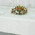 thumbnail image 6 of Balsa Circle 54x96 in Ivory Premium Polyester Rectangular Tablecloth Party Event Reception Decorations Supplies, 6 of 8