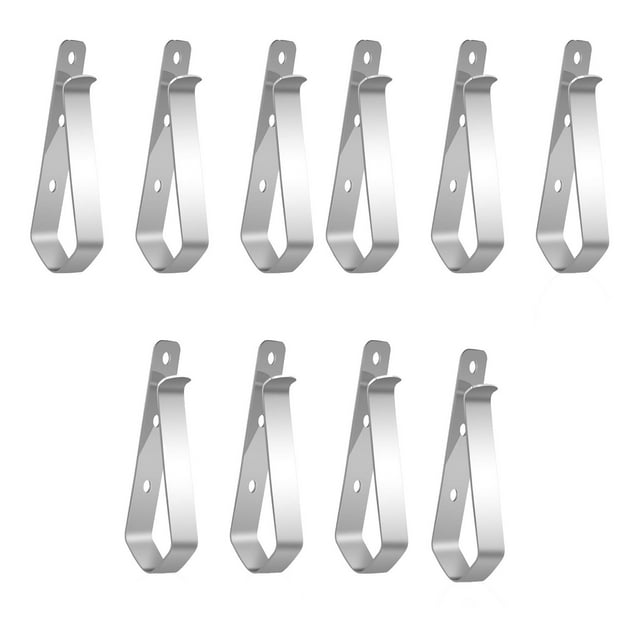 Ohmyroo Ensemble de 10 Clips Universels pour Pare-Soleil Ouvre-Télécommande de Porte de Garage, Solutions de Montage de Remplacement pour Organisation de Pare-Soleil et Rangement d'Accessoires