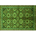 thumbnail image 1 of Ahgly Company Indoor Rectangle Oriental Green Industrial Area Rugs, 6' x 9', 1 of 4