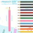 thumbnail image 2 of Cute Pink Color Drawing Pencils for Adult Coloring Books, 36 Pcs, 2 of 6