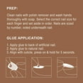 thumbnail image 5 of GoldFinger False Nails Kit, Black Fake Nails, Ready to Wear Gel & Manicure Stick included, Medium Almond Shape, Long-Lasting Hottest Trend Glue on Nails, Convenient & Easy to Apply (Pitch Black), 5 of 11