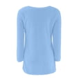 thumbnail image 5 of Bovemsi Womens Sweaters Casual Solid Long Sleeve Jumper Blouse Cute Sweaters, 5 of 5