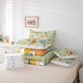 thumbnail image 4 of Erosebridal Happy Camping Camper Bedding Sets Full Size, RV Accessories Comforter Sets with Sheets, Green, Lightweight 7pcs, 4 of 5