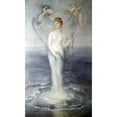 thumbnail image 2 of Bocklin, Arnold 15x24 Black Modern Framed Museum Art Print Titled - Birth of Venus, 2 of 4