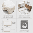 thumbnail image 3 of Mainstays 2-Piece Scallop Bath Rug Set, Tan, 17 in x 24 in & 20 in x 30 in, 3 of 7