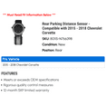 thumbnail image 2 of Rear Parking Distance Sensor - Compatible with 2015 - 2018 Chevy Corvette 2016 2017, 2 of 2