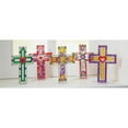 thumbnail image 3 of Fun Express Cross Suncatcher Craft Kit with Stand - Craft Supplies for Kids and Adults Perfect Creative Art Projects Great for Weddings Parties and Special Occasions Stained Glass Design - 12 Pieces, 3 of 4