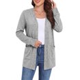thumbnail image 2 of Shine Up Womens Lightweight Cardigan Button Down Long Sleeve Tops Casual Open Front Cardigans, 2 of 7