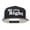 Black White, variant on Mr Right Mustache Embroidered Mesh Snapback - Black White OSFM
