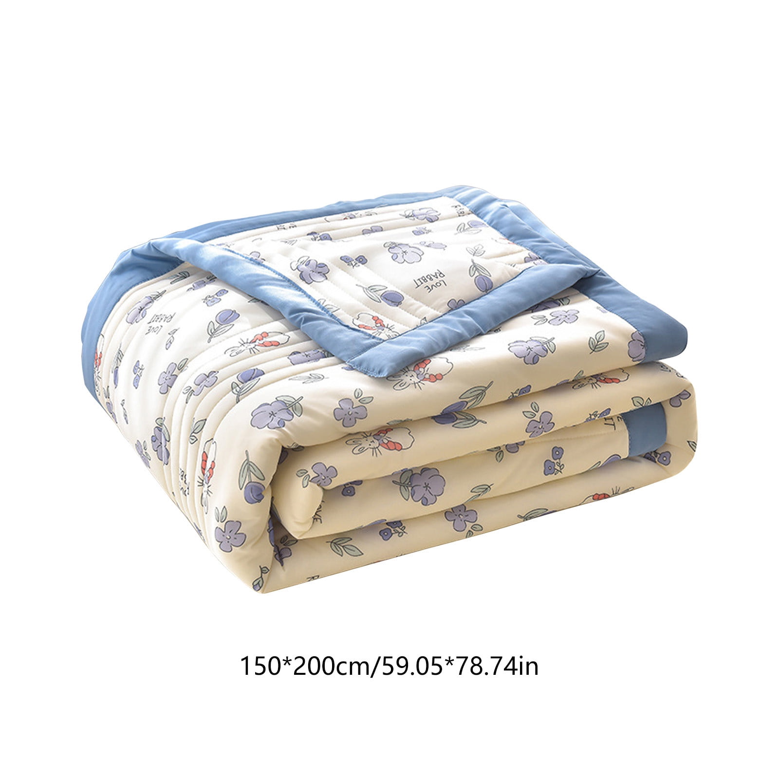 Quilts for Queen Bed Light Bedspreads,Soft Bed Summer Quilt Lightweight Microfiber Bedspread,Modern Style Flowers Pattern Coverlet for All Season 150x200