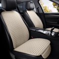 thumbnail image 2 of Funda de asiento de coche, funda de lino para asiento delantero y trasero, cojín protector, fundas para asientos de automóvil, alfombrilla protectora, fundas para coche, 2 of 5