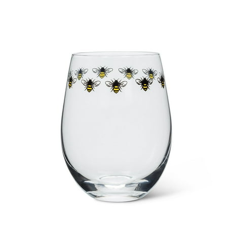 

Set of 6 Bee Ring Stemless Wine Glass