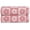 Pink, variant on 2-Pieces Luxury Bath Towels Checkered Floral, Pink Shower Towel for Women Girls 27.5x55 Inches, 100% Cotton Absorbent Body Towels