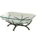 thumbnail image 6 of DecMode 19" x 8" Clear Glass Kitchen Serving Bowl with Black Metal Branch Stand, 1-Piece, 6 of 8