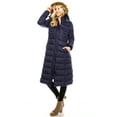 thumbnail image 2 of Haute Edition Women's Maxi Length Quilted Puffer with Faux Fur Lined Hood, 2 of 4