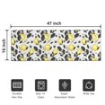 thumbnail image 5 of Yellow Lemon Fruit Berries White Pattern Door Rugs,Washable Non Slip Door Mats Indoor,Decorative Door Mats,Entry Mat Indoor for Entrance,Bedroom,Kitchen,Bathroom,16"x47", 5 of 6