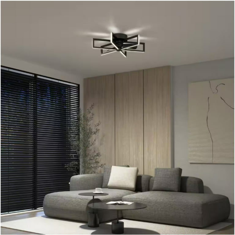 Artika Swirl 26 in. Indoor Black 8-Steps CCT 18.7 in. Integrated