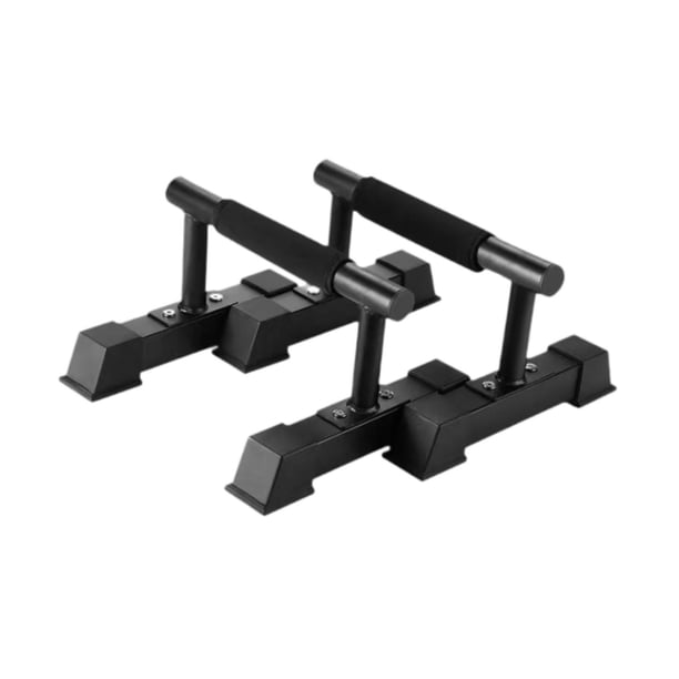 2x barras de flexión perfecl Agarre en estante para entrenamiento de fuerza Negro