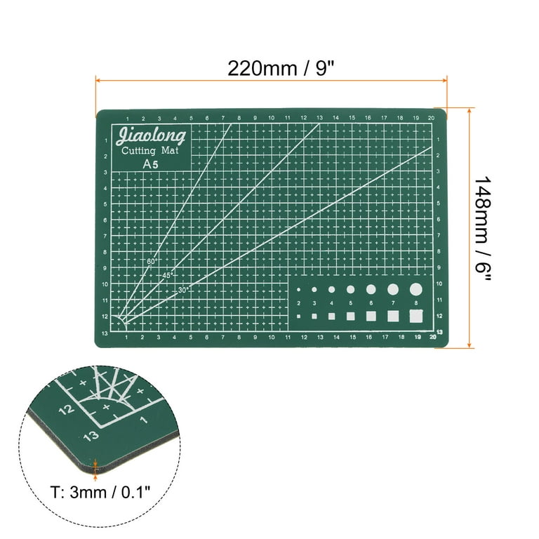 Non-Slip Cutting Mat Printed Grid Lines Knife Board Craft DIY