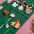 thumbnail image 3 of Bolsa de pared para guardar juguetes para gatos con diseño plegable y tela fácil de limpiar para organizar el espacio de juego de tu mascota. Organizador colgante duradero para múltiples, 3 of 7