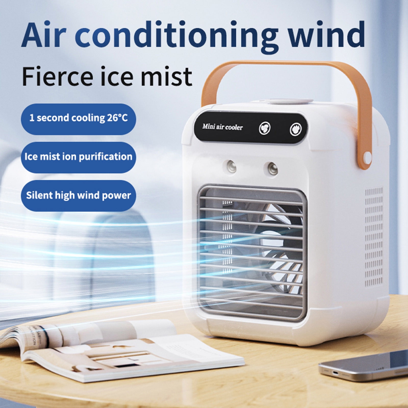 Portable Air Conditioners 25W Rechargeable Mini Air Conditioner - Main Image